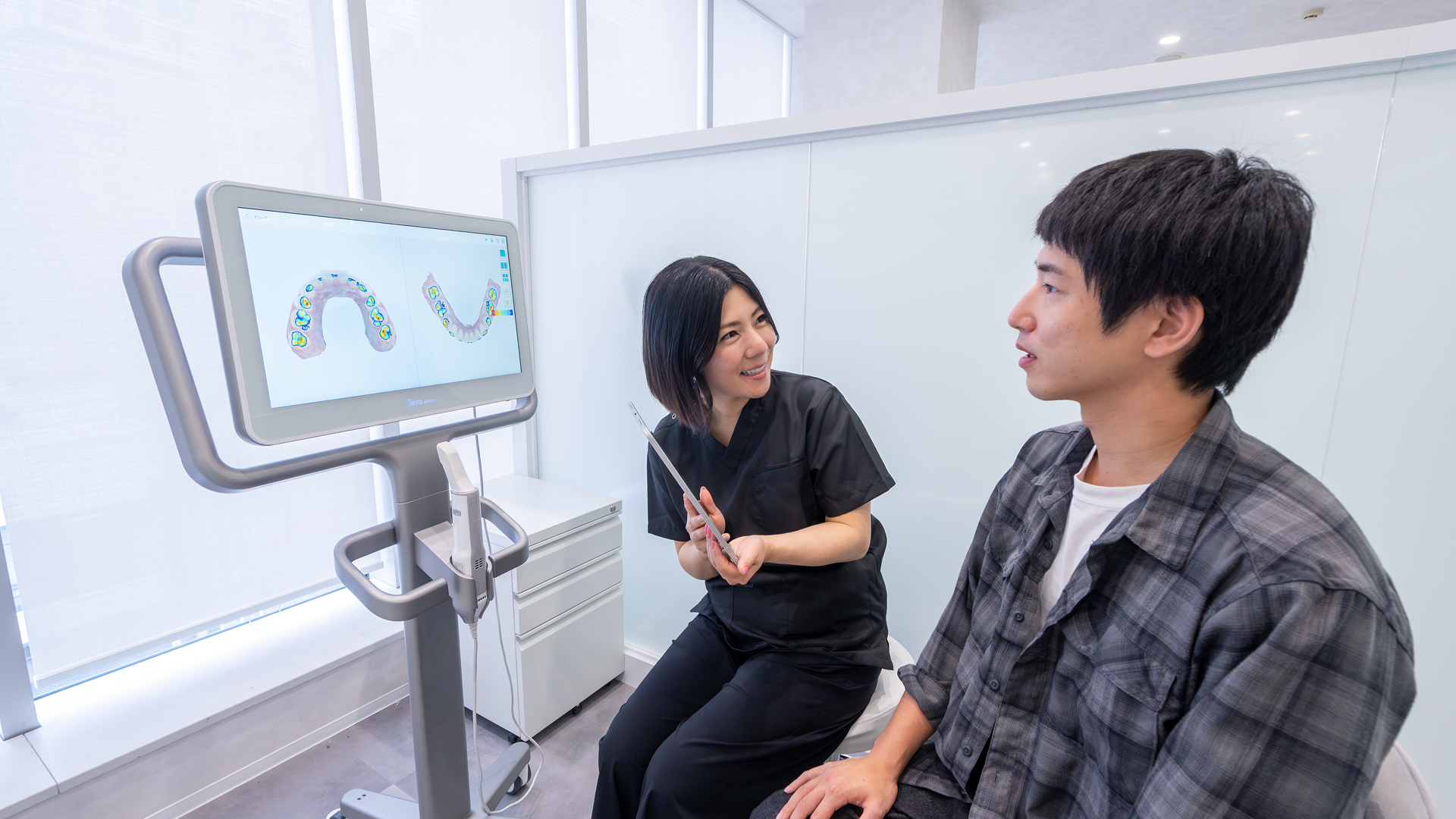 受付・カウンセリングの様子